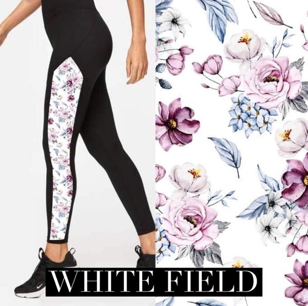 White Field Pocket Leggings
