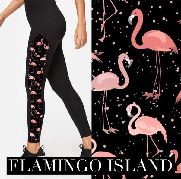 Flamingo Island Pocket Leggings