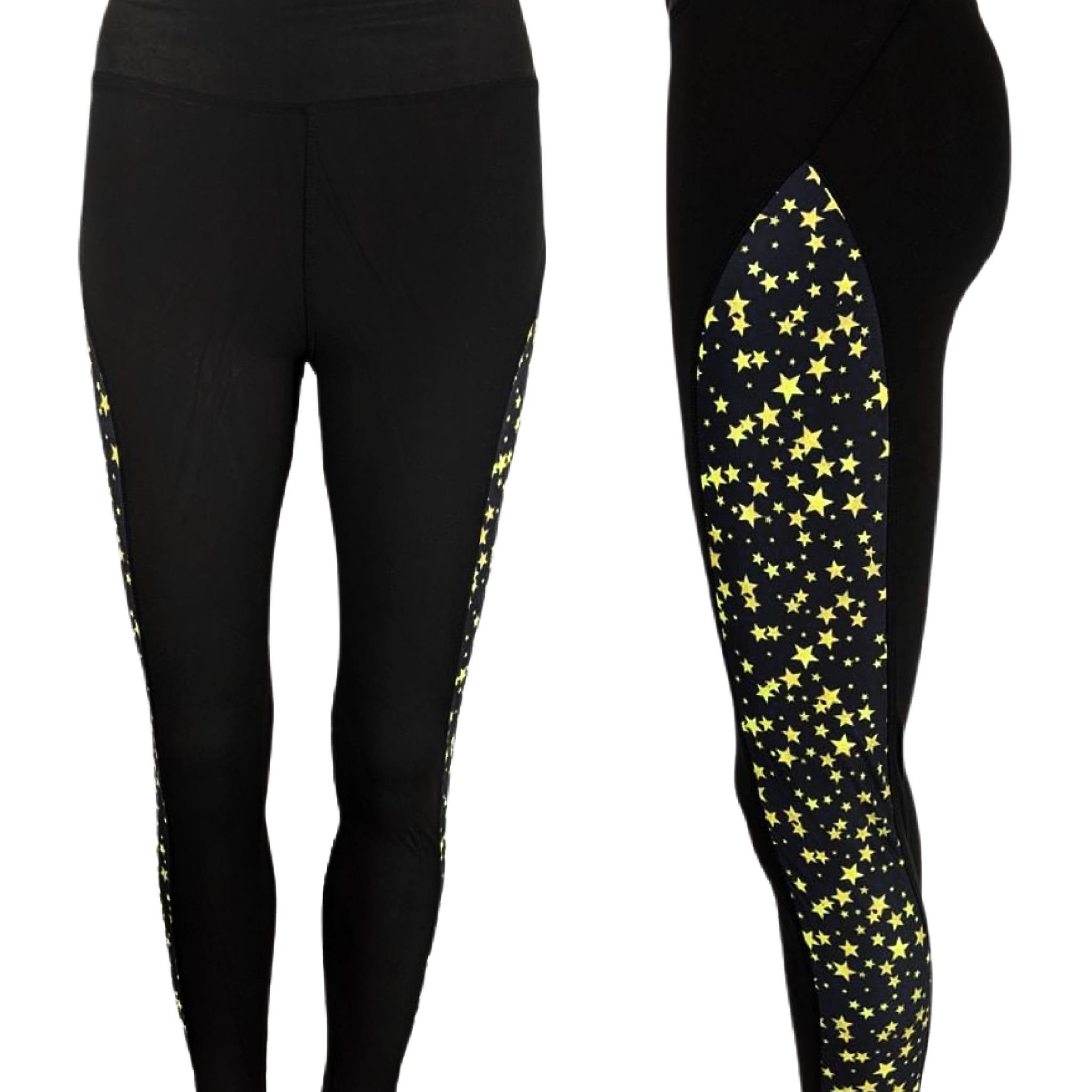 Gold Star Leggings Pocket Leggings