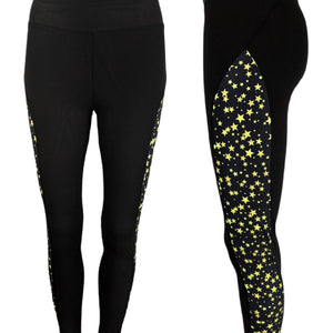 Gold Star Leggings Pocket Leggings