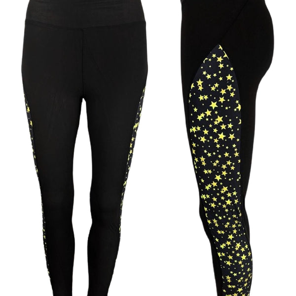 Gold Star Leggings Pocket Leggings