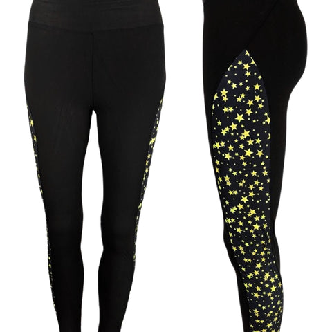 Gold Star Leggings Pocket Leggings
