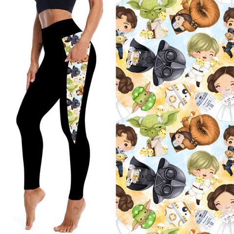 Space Egg Hunt Pocket Leggings
