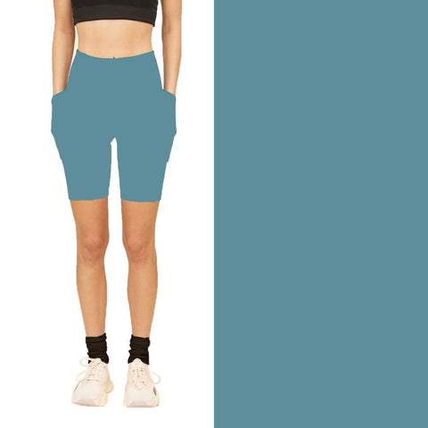 Solid Seaglass Pocket Biker Shorts PREORDER