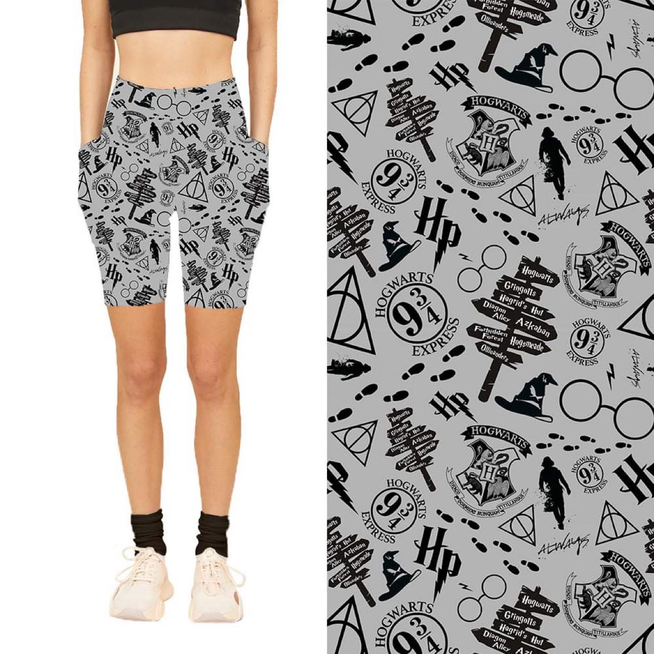 Mischief Manage Pocket Biker Shorts  - PREORDER