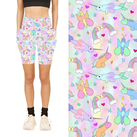 Moby Dick Pocket Biker Shorts  - PREORDER