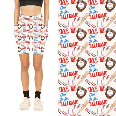 Ball Game Pocket Biker Shorts  - PREORDER