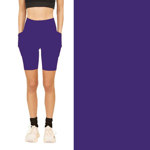 Purple Biker Shorts PREORDER B49