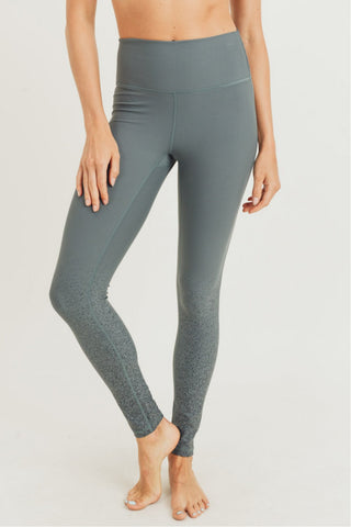 Metallic Raindrop Ombre' Leggings
