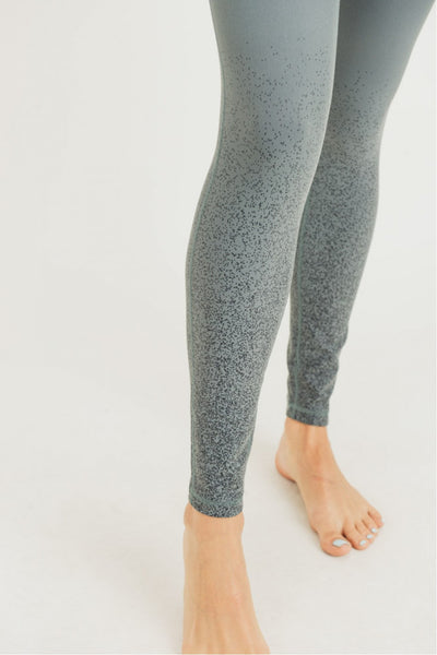 Metallic Raindrop Ombre' Leggings
