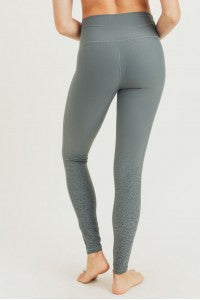 Metallic Raindrop Ombre' Leggings