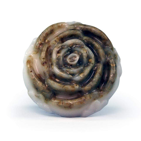 Rose Shaped Goats Milk Soap - Oats and Honey scent