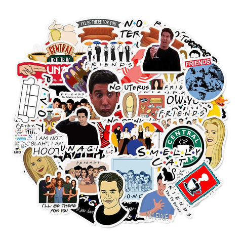 FRIENDS Waterproof Vinyl Matte Stickers