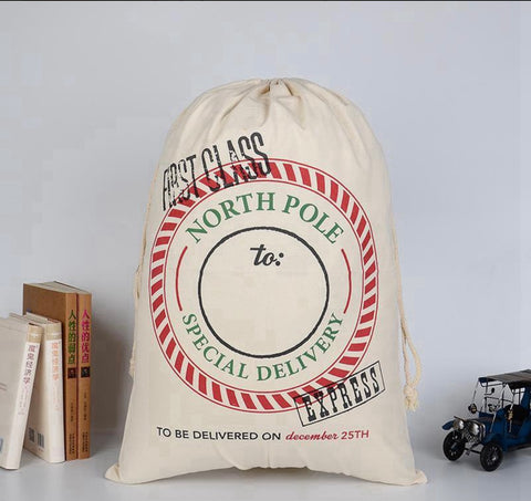 First Class North Pole Santa Sack