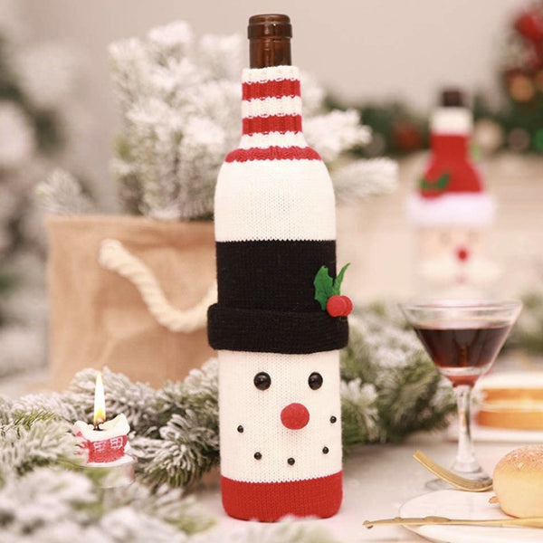 Knitted Sweater Wine Bottle Cover