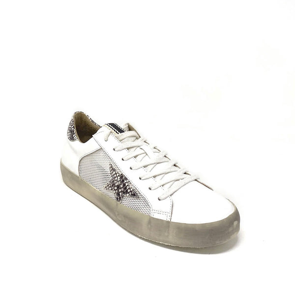 Snakeskin Star Sneaker