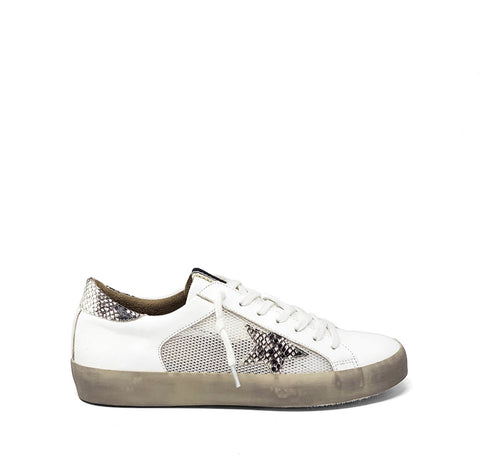 Snakeskin Star Sneaker