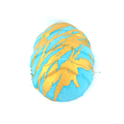 Blue & Gold Easter Bath Bomb