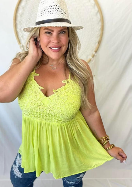Grace Lace Tank Top - Pre Order