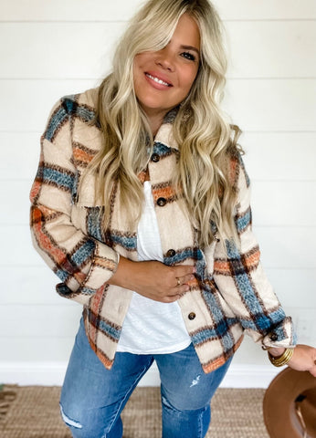 Noa Plaid Shacket