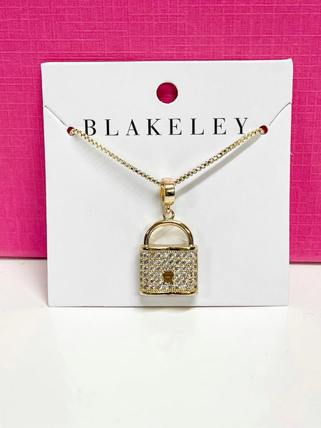 Laurel Gold Locket Necklace