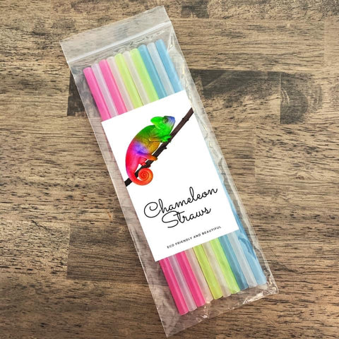 Reusable Chameleon Straws