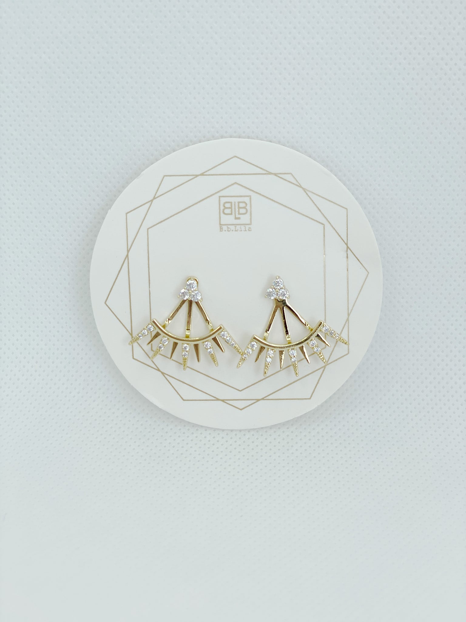 Pave Spider Leg Ear Jackets