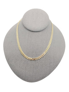 Gold Chevron Choker Necklace