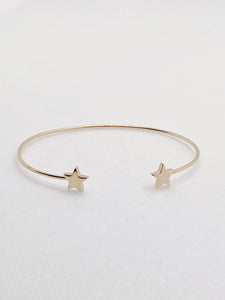 Gold Star Cuff Bracelet