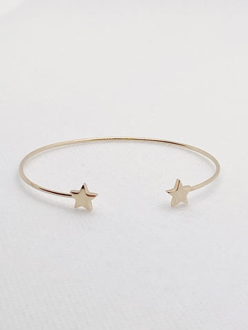 Gold Star Cuff Bracelet
