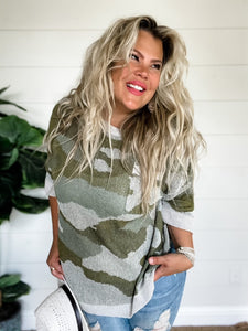 Scout Lightweight Knit Camo Top