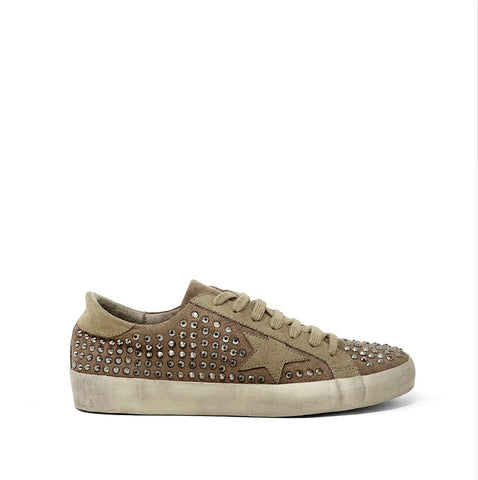 Star Studded Taupe Sneakers