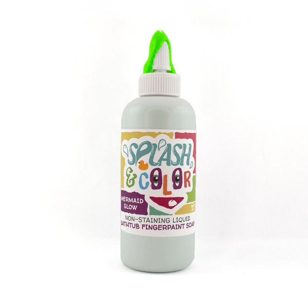 Splash & Color Bath Tub Soap Finger Paint - Fruit Loops scent (Green & Blue)