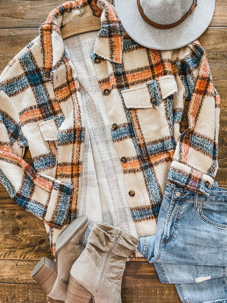 Noa Plaid Shacket