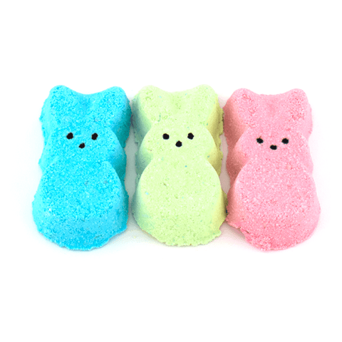 Peep Bath Bombs (Set of Three - Blue, Green & Red)
