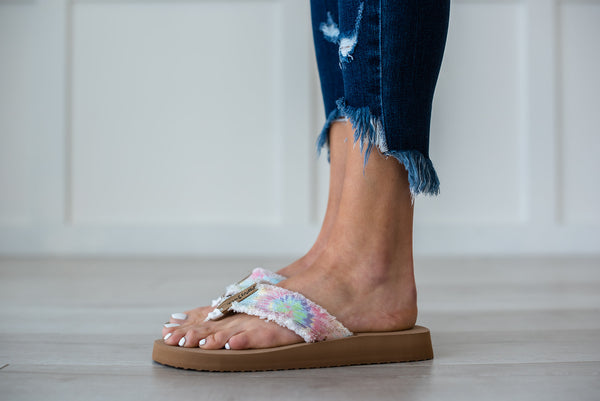 Everyone's Favorite Flip Flops - Tie Dye