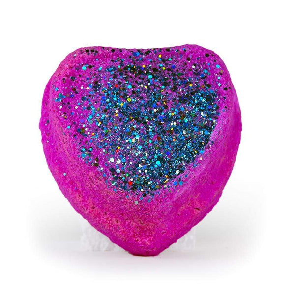 Organic Heart Shaped Light Up Bath Bomb