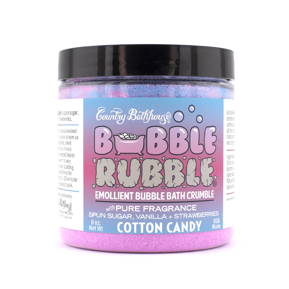 Bubble Rubble Bubble Bath Crumble - Cotton Candy