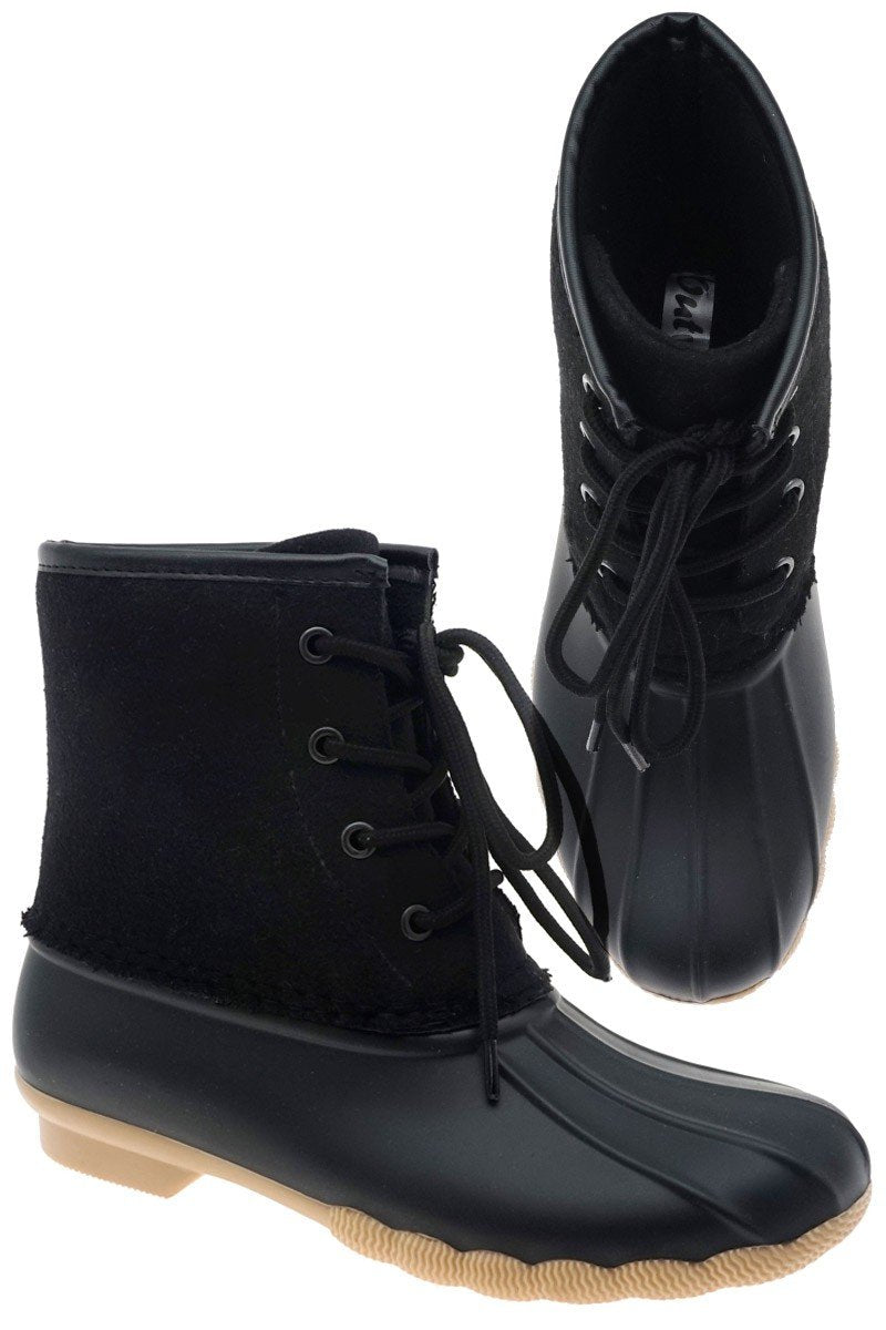 Black Classic Duck Boot