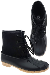 Black Classic Duck Boot