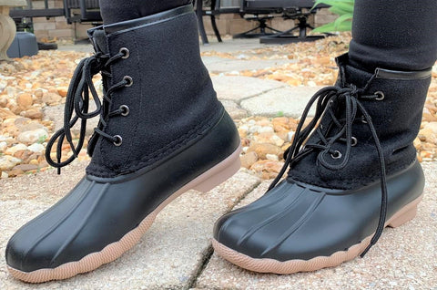 Black Classic Duck Boot