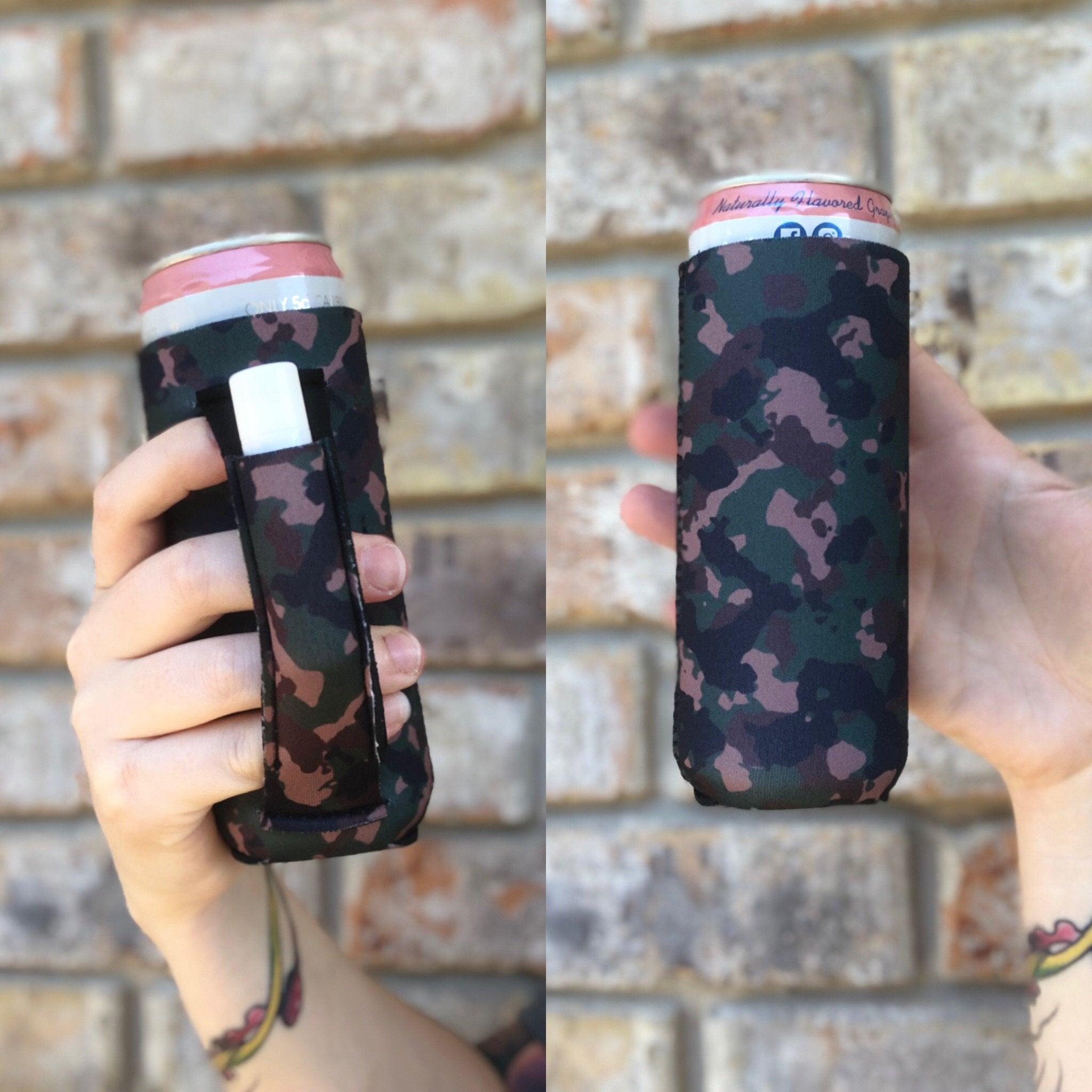 Camo Slim Can Handler