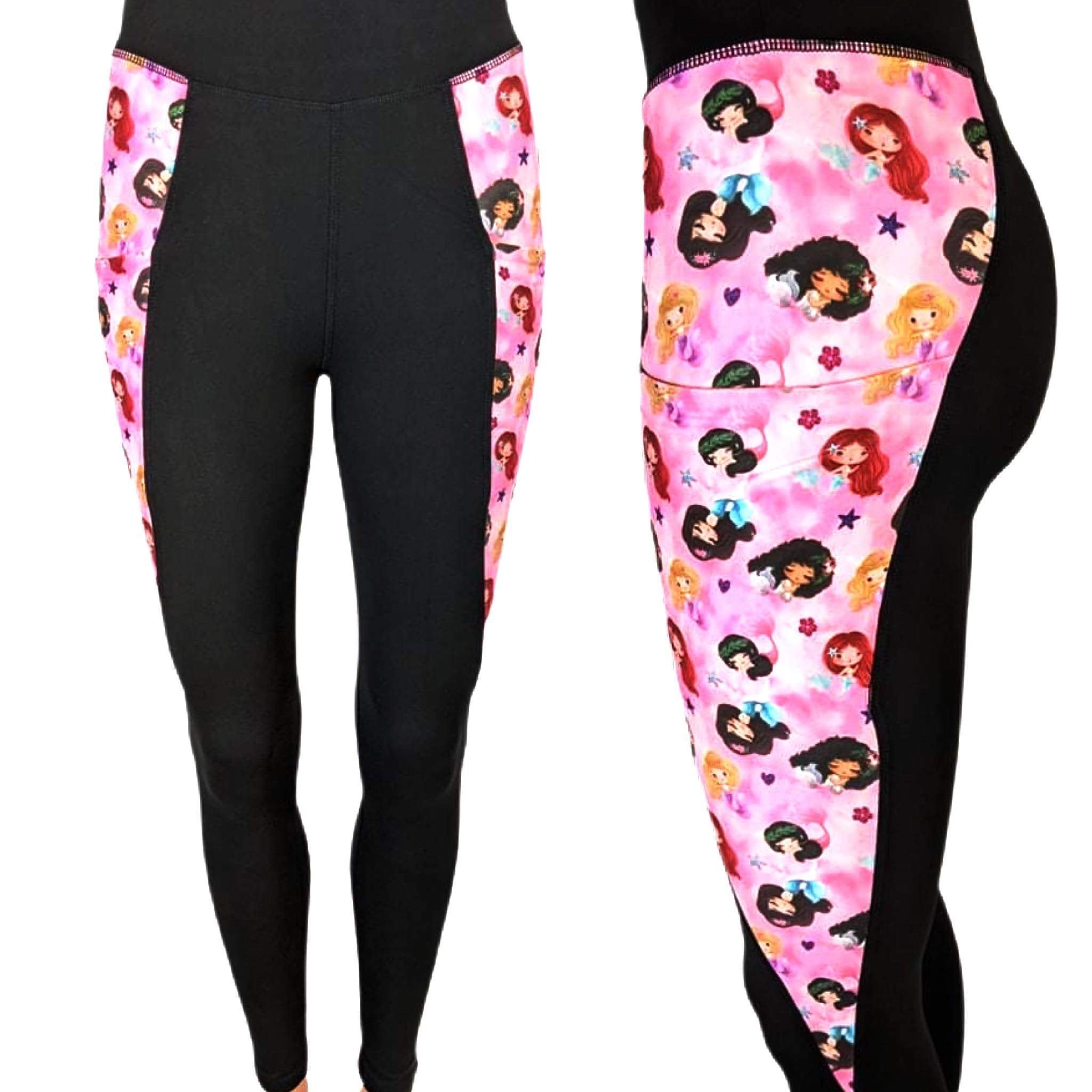 Mermaid Hair Pocket Leggings
