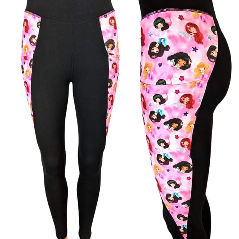 Mermaid Hair Pocket Leggings