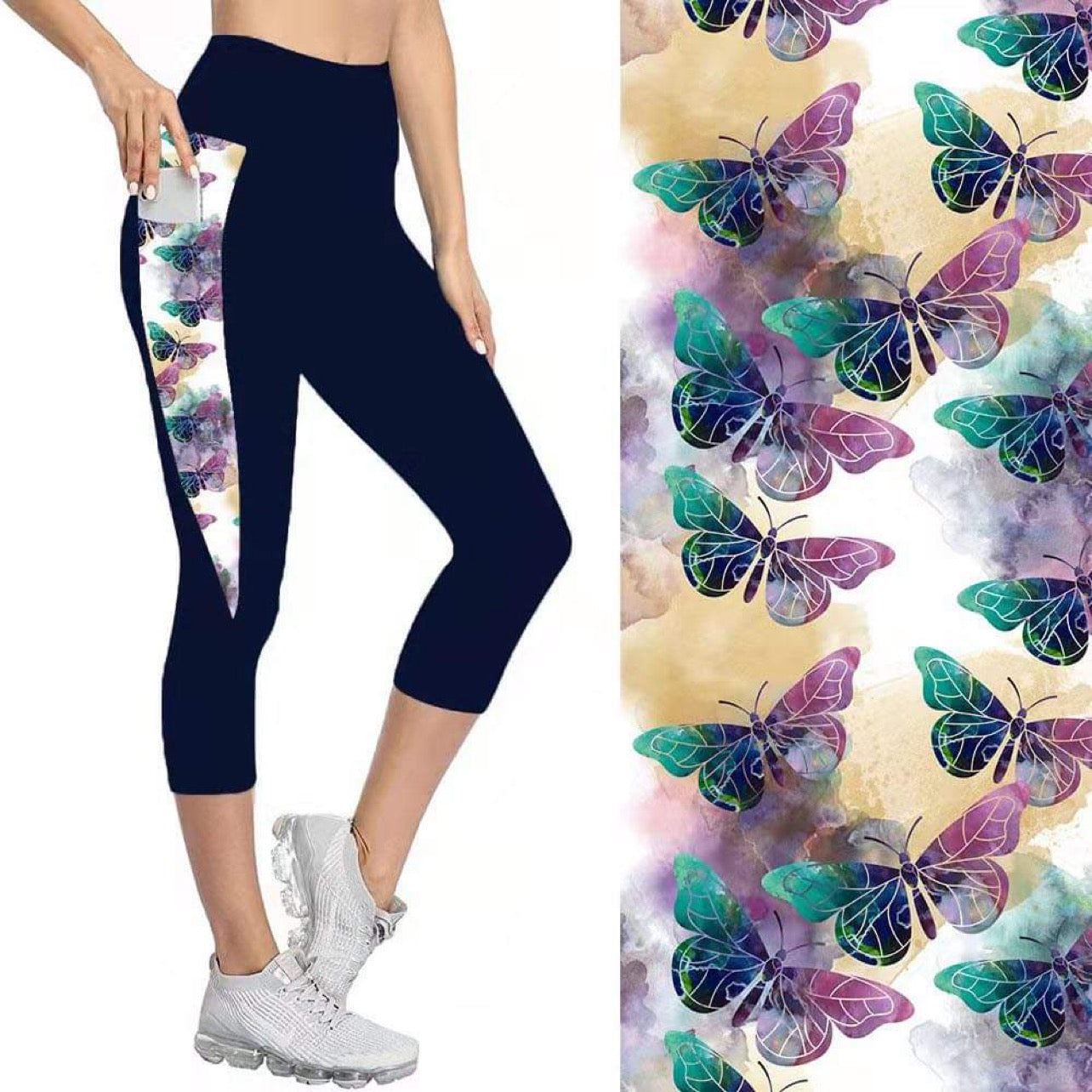 Jeweled Butterfly Capri PREORDER