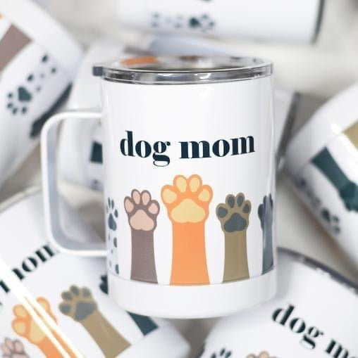 Dog Mom Stainless Travel Mug