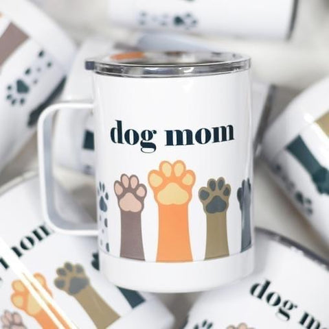 Dog Mom Stainless Travel Mug