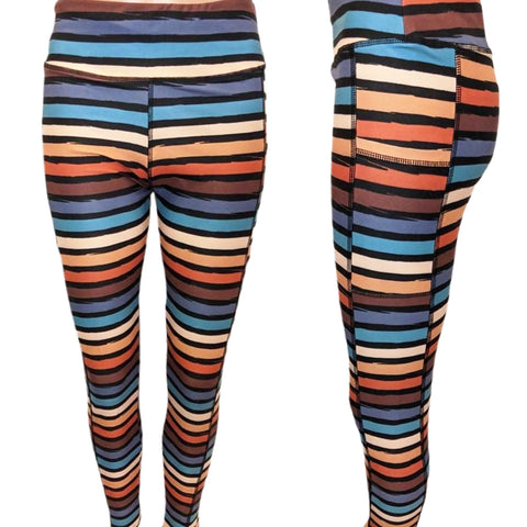 Autumn Pallet Pocket Leggings