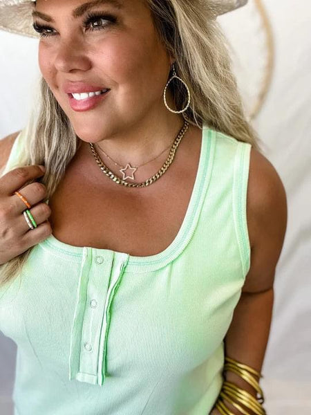 Mineral Washed Malibu Tank - Pre Order