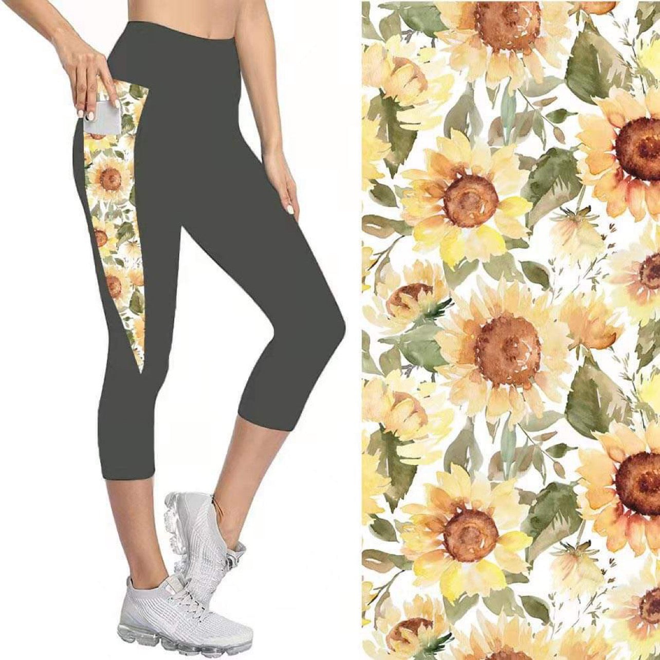 Wild Golden Buds Capri PREORDER